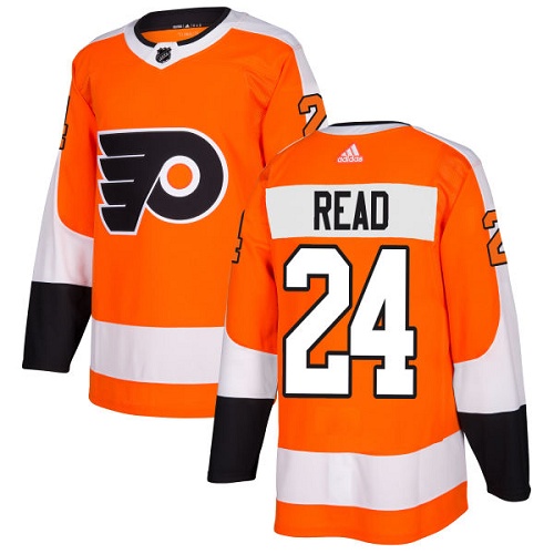 Adidas Men Philadelphia Flyers #24 Matt Read Orange Home Authentic Stitched NHL Jersey